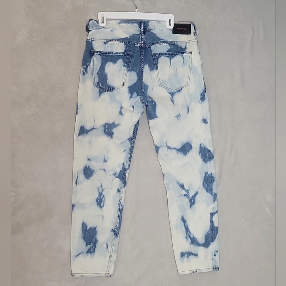 Mens Y2K Diesel Cloud Wash D Jifer Jeans RegularTapered Fit 32x27 - Picture 7 of 12